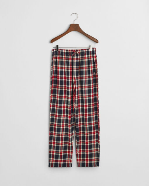 Gant Teens Flannel Check Pyjama Pants Evening Blue