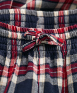 Gant Teens Flannel Check Pyjama Pants Evening Blue