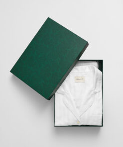 Gant Woman Satin Stripe Pajama Set White