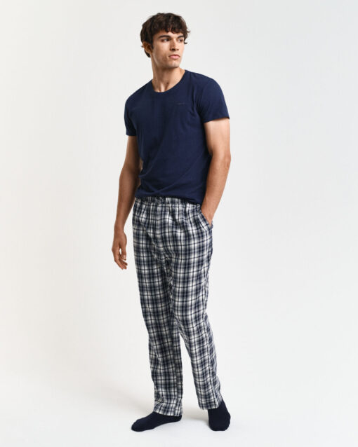 Gant Flannel Pants Evening Blue
