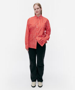Marimekko Unisex Jokapoika Shirt Red