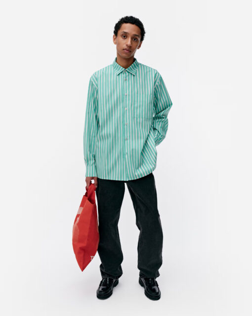 Marimekko Unisex Jokapoika Shirt Mint Green