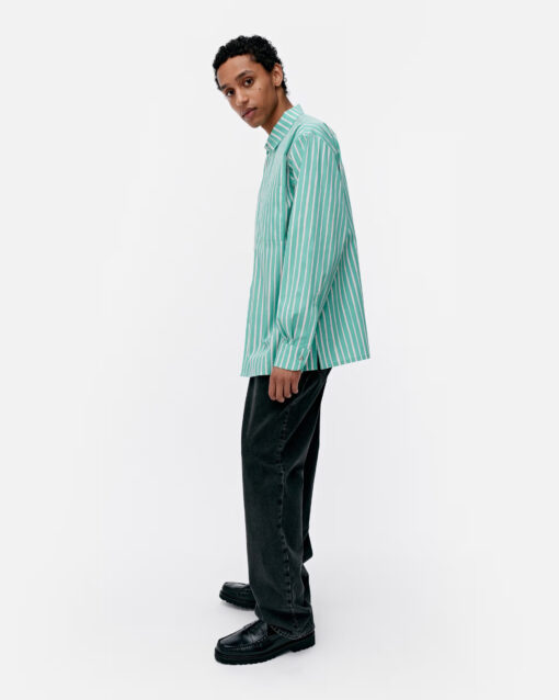 Marimekko Unisex Jokapoika Shirt Mint Green