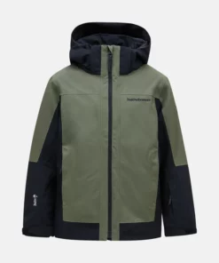 Peak Performance Rider 2L Insulated Shell Jacket Junior Pine Needle