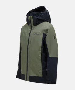 Peak Performance Rider 2L Insulated Shell Jacket Junior Pine Needle