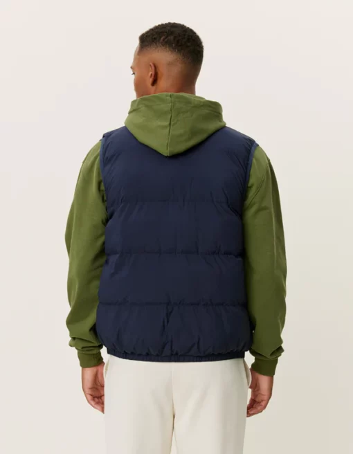 Les Deux Newport Padded Vest Dark Navy