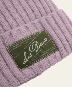 Les Deux Wells Wool Beanie Oyster Rose