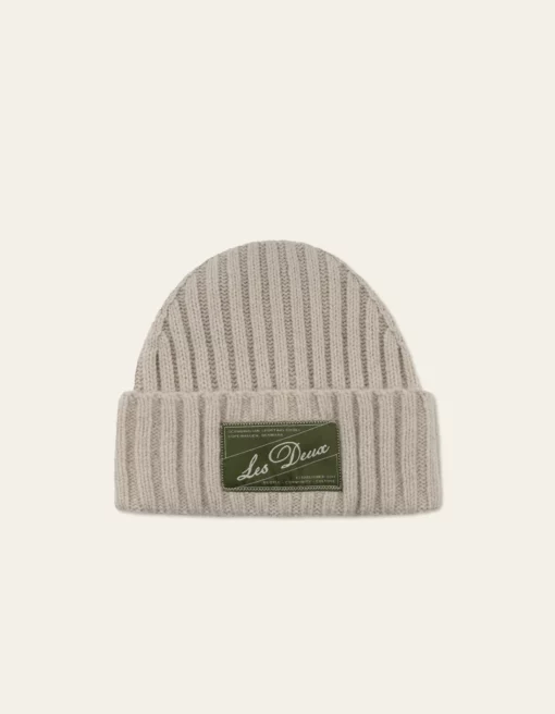 Les Deux Wells Wool Beanie Light Desert Sand