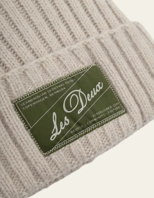 Les Deux Wells Wool Beanie Light Desert Sand