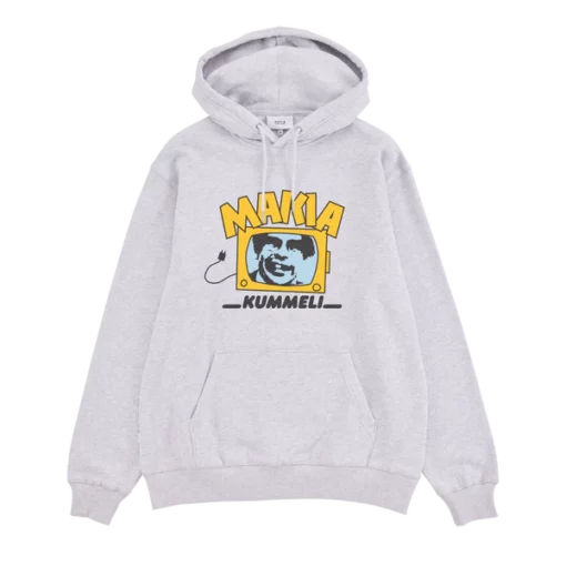 Makia x Kummeli Kyllä lähtee Hooded Sweatshirt Grey