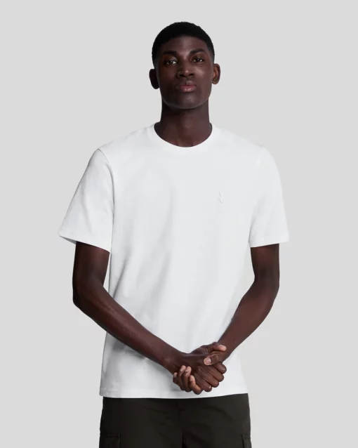 Lyle & Scott Tonal Eagle T-Shirt White