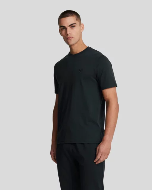 Lyle & Scott Tonal Eagle T-Shirt Jet Black