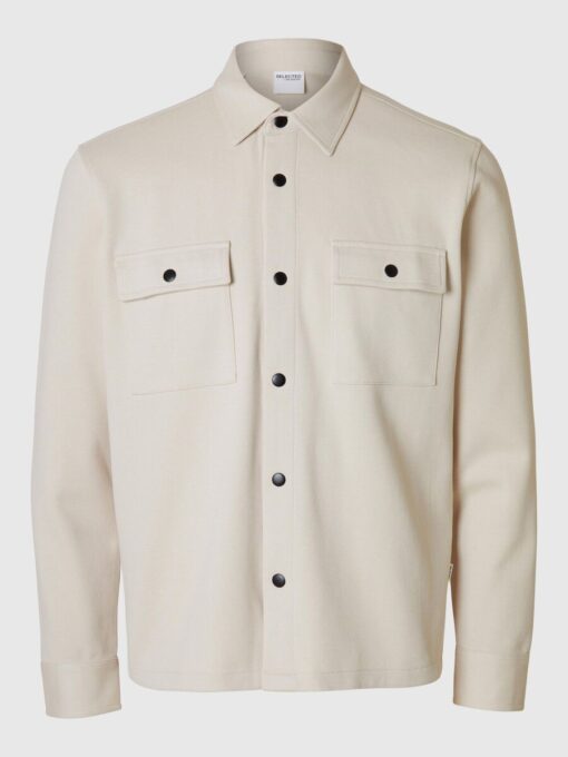 Selected Homme Jackie Sweat Jacket  Oatmeal