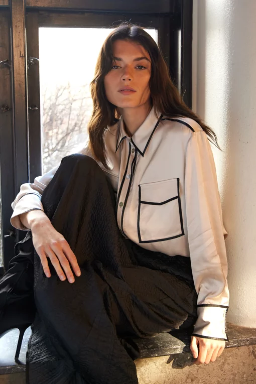 Rue de Femme Louanne Shirt Vanilla Cream