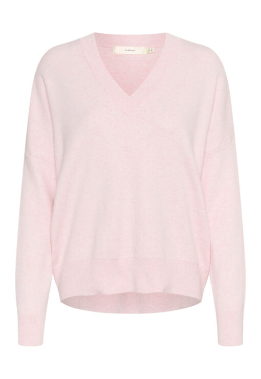 InWear Foster V-neck Pale Pink Melange