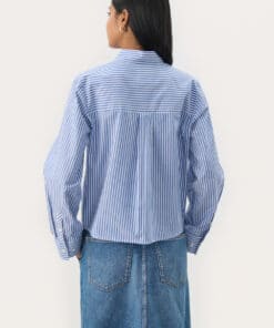 Part Two Pranvera Shirt Amparo Blue Stripe