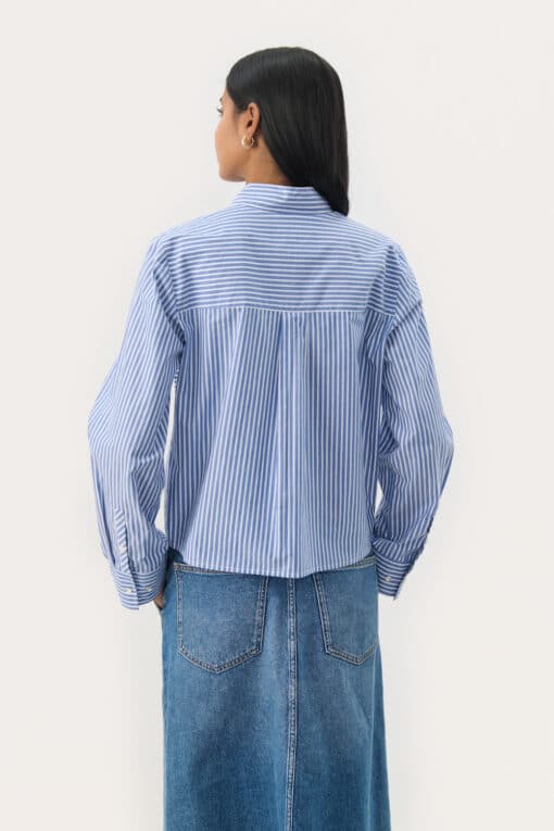 Part Two Pranvera Shirt Amparo Blue Stripe