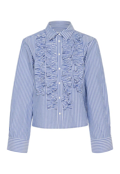 Part Two Pranvera Shirt Amparo Blue Stripe