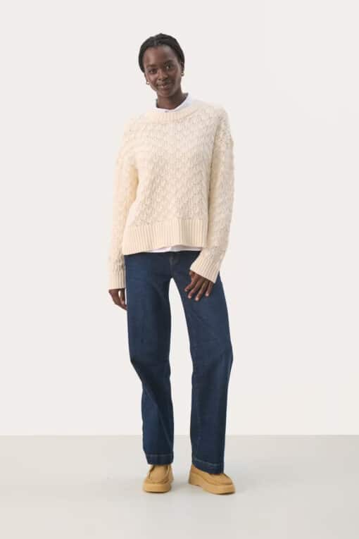 Part Two Piaclara Pullover Whitecap Gray