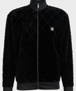 Hugo Dranchiso Velvet Sweatshirt Black
