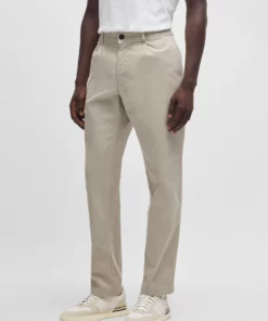 Boss Chino Pleated Pants Light Beige