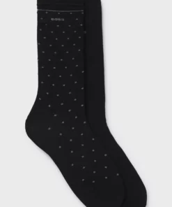 Boss 2PR Dots Bamsoo Socks Black