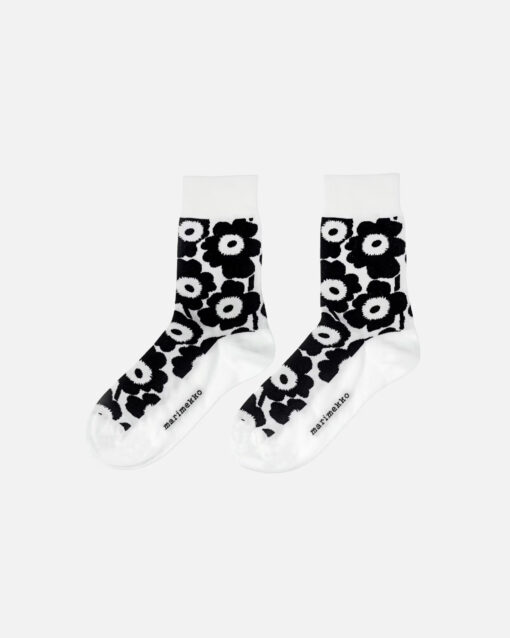 Marimekko Kirmailla Unikko Socks Black,White