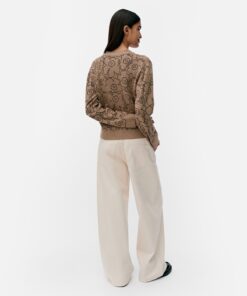 Marimekko Eilinen Piirto Unikko Cardigan Beige/Black