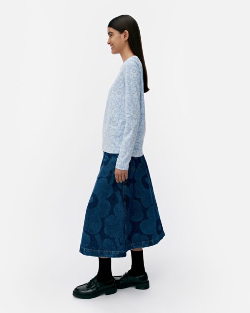 Marimekko Sekunti Piirto Unikko Shirt Light Blue