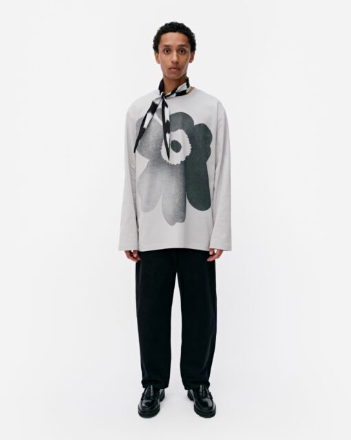 Marimekko  Biitti Unikko Placement Kioski Shirt Light Grey/Black