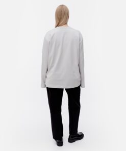 Marimekko Biitti Unikko Placement Kioski Shirt Light Grey/Black
