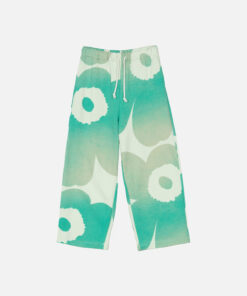 Marimekko Finaali Unikko Kioski Sweatpants Green, White