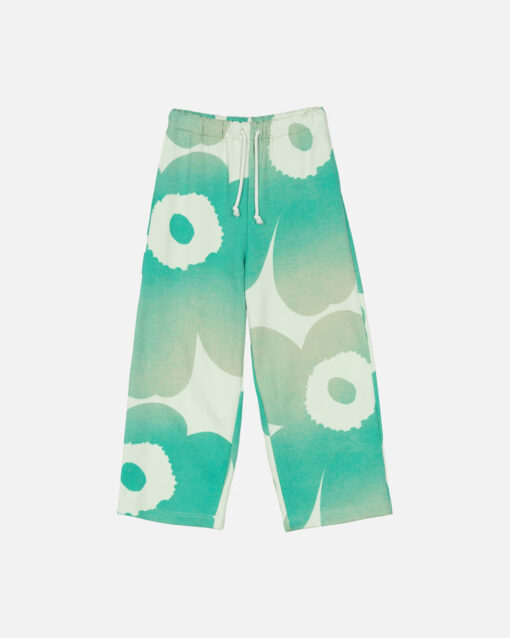 Marimekko Finaali Unikko Kioski Sweatpants Green, White
