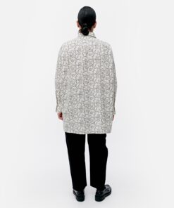 Marimekko Nila Piirto Unikko Blouse White/Black