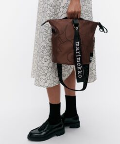 Marimekko Carry All Piirto Unikko Bag Brown