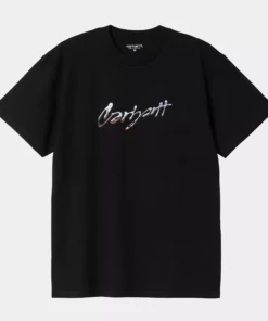 Carhartt WIP S/S Drip Script T-Shirt Black