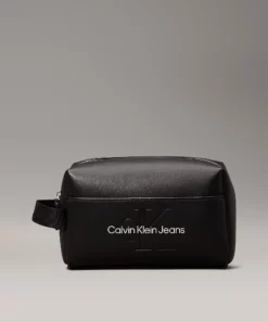 Calvin Klein Makeup Bag Black/White
