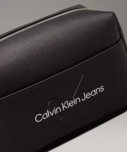 Calvin Klein Makeup Bag Black/White