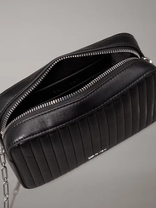 Calvin Klein Quilted Crossbody Bag Black