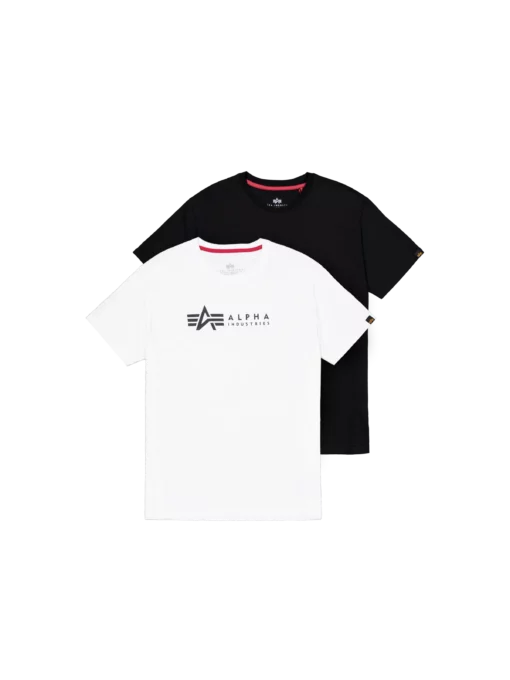 Alpha Industries Alpha Label T-Shirt 2 Pack Black/White