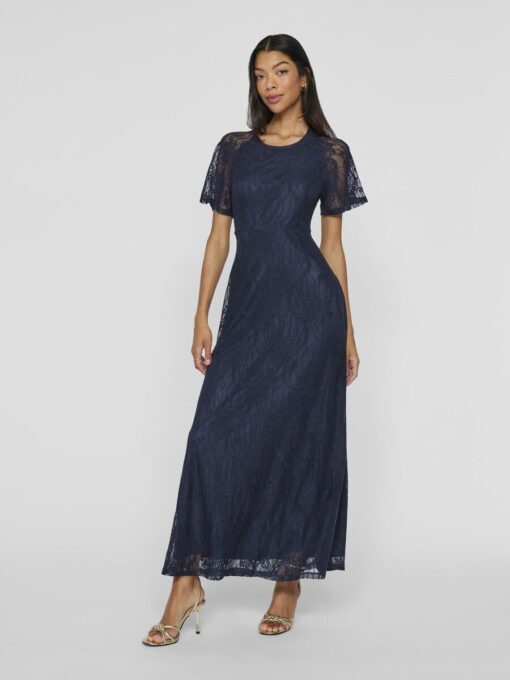 Vila Femma Lace Dress Navy Blazer