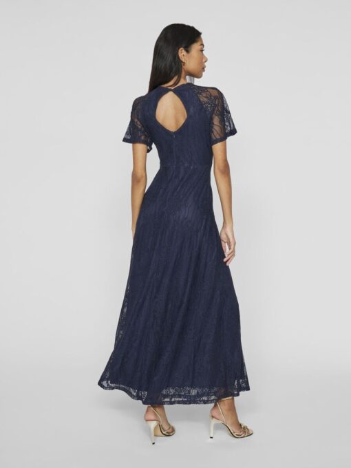 Vila Femma Lace Dress Navy Blazer