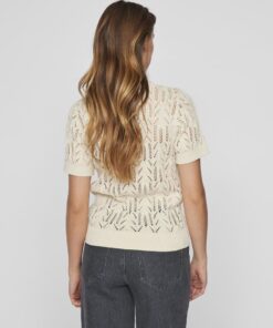 Vila Cotti Knit Top Birch