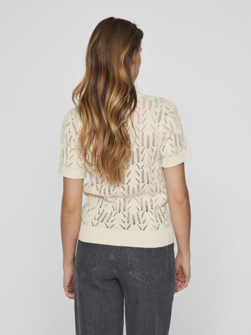 Vila Cotti Knit Top Birch