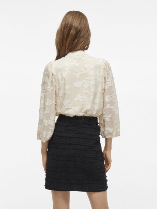 Vila Harmonia Tie Neck Top Birch