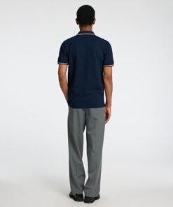 Selected Homme Slim-Atlas Sport SS Polo Dark Sapphire