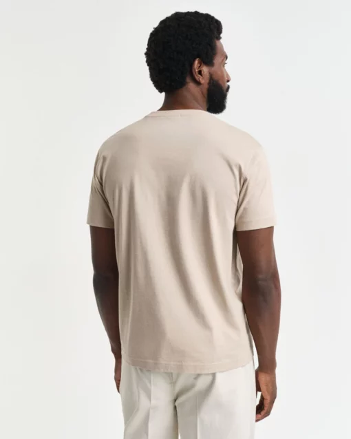 Gant Shield SS T-shirt Dry Sand