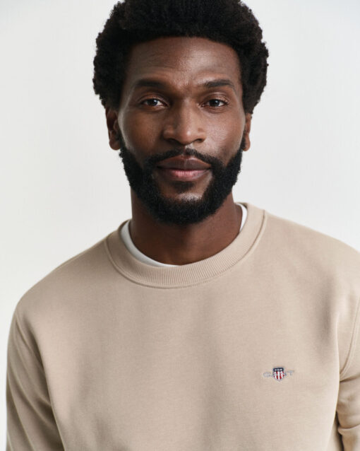 Gant Shield C-Neck  Dry Sand