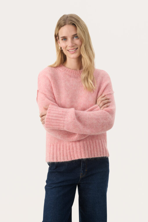 Part Two Pializia Pullover Peaches N' Cream Melange