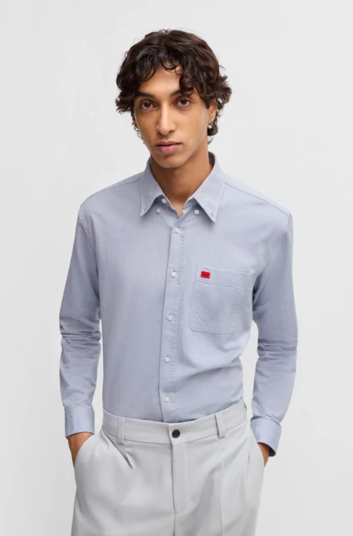 Hugo Evito Shirt Light Blue